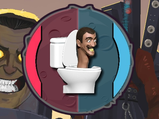 Logħba Skibidi toilet pong onlajn