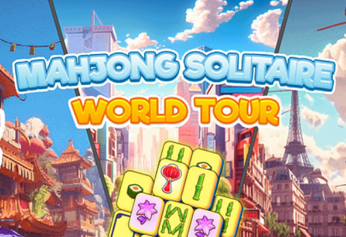 Logħba Mahjong Solitaire: Tour Dinji  onlajn