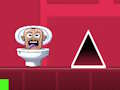 Logħba Ġeometrija Dash Skibidi Toilet  onlajn