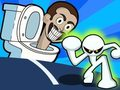Logħba Tojlit Stickman vs Skibidi onlajn