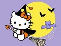 Logħba Ktieb tal-kulur: Kitty Halloween  onlajn