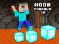 Logħba Noob Parkour 3d onlajn