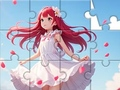 Logħba Puzzle jigsaw: tifla bajda onlajn