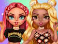 Logħba Rainbow Girls Dress Up Isfida  onlajn