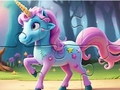 Logħba Puzzle Jigsaw: Magic Forest Unicorn onlajn