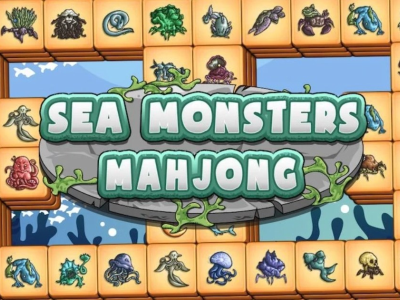 Logħba Monsters tal-Baħar Mahjong  onlajn