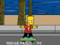 Logħba Bart Simpson Skateboarding  onlajn