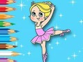 Logħba Ktieb tal-Kulur: Girl Ballet  onlajn
