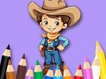 Logħba Ktieb tal-kulur: Cowboy  onlajn
