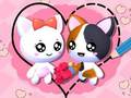 Logħba Love Cat Iġbed Puzzle  onlajn