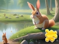 Logħba Jigsaw Puzzle: Fenek U Squirils  onlajn
