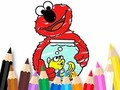 Logħba Ktieb Kulur: Elmo Ħabib Ġdid  onlajn