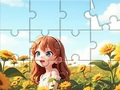 Logħba Jigsaw Puzzle: Girl Girasol  onlajn