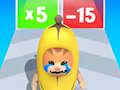 Logħba Epic Banana Run: Merge Master onlajn