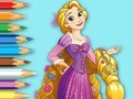 Logħba Ktieb tal-kulur: Princess Rapunzel  onlajn