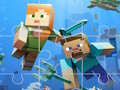 Logħba Minecraft jigsaw puzzle onlajn
