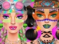 Logħba Festival Vibes Makeup onlajn