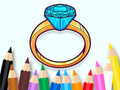 Logħba Ktieb tal-kulur: Ring Gemstone  onlajn