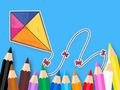 Logħba Ktieb Kulur: Bowknot Kite  onlajn