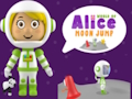 Logħba Dinja ta 'Alice Moon Jump  onlajn