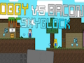 Logħba Obby vs bacon: mcskyblock onlajn