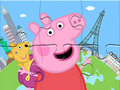 Logħba Puzzle jigsaw: Peppa jivvjaġġa madwar onlajn