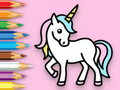 Logħba Ktieb tal-kulur: Happy Unicorn  onlajn