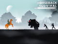Logħba Sopravivenza Horseback Zombies Escape  onlajn