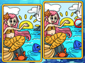 Logħba Mermaids Issib Id-Differenzi  onlajn