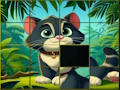 Logħba Qtates Puzzle Slide  onlajn
