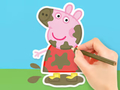 Logħba Ktieb Kulur: Peppa Fit-Tajma  onlajn
