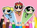 Logħba Ktieb tal-kulur: Il-Bniet Powerpuff  onlajn