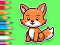 Logħba Ktieb tal-kulur: Baby Fox  onlajn