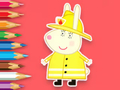 Logħba Ktieb Kulur: Fenek Firefighter  onlajn