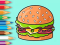 Logħba Ktieb tal-kulur: Hamburger Delicious  onlajn