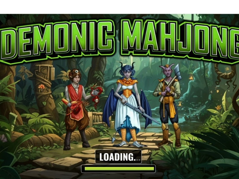 Logħba Mahjong Demonic  onlajn