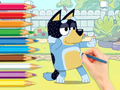 Logħba Ktieb Kulur: Bluey U Bingo  onlajn