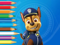 Logħba Ktieb tal-kulur: Paw Patrol Chase  onlajn
