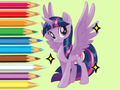 Logħba Ktieb tal-kulur: Twilight Sparkle  onlajn