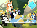 Logħba Puzzle jigsaw: Bluey Pool Spa onlajn
