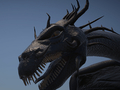 Logħba Flappy Dragon 3d onlajn