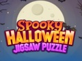 Logħba Halloween spooky: puzzle jigsaw onlajn