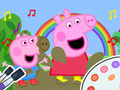 Logħba Ktieb Kulur: Peppa Pig Muddy Funny  onlajn