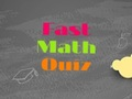 Logħba Quiz tal-Matematika Mgħaġġla  onlajn