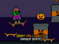 Logħba Obby Halloween Periklu Skate  onlajn
