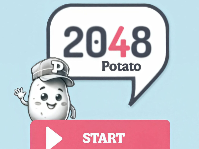 Logħba 2048 Patata  onlajn