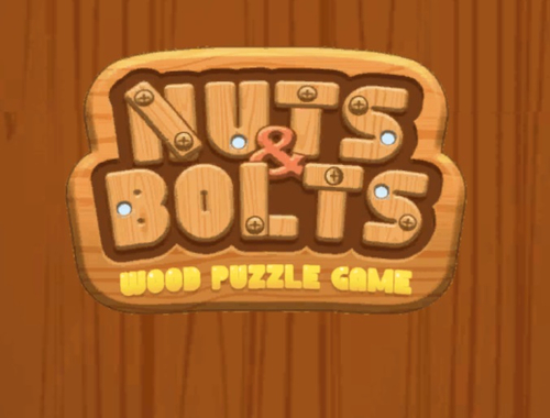 Logħba Ġewż u Boltijiet Injam Puzzle Game  onlajn