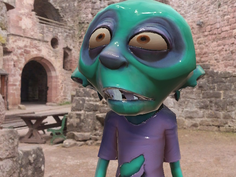 Logħba Uċuħ umoristiċi: Zombies  onlajn