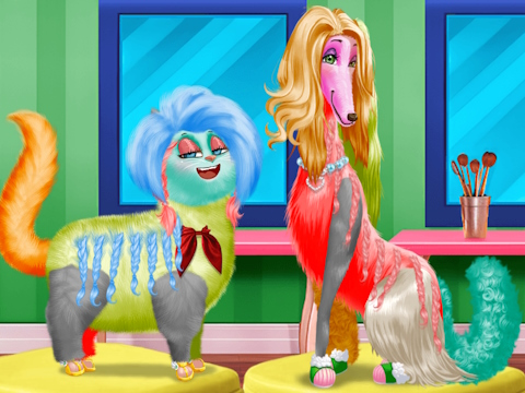 Logħba Pet Salon Simulatur  onlajn
