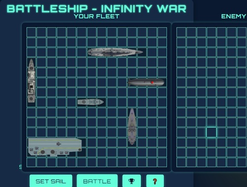 Logħba Gwerra tal-Battleship Infinity onlajn